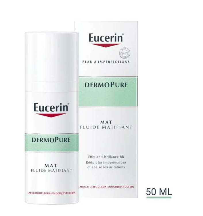 EUCERIN DermoPure MAT Fluide Matifiant disponible chez Nenupara.
