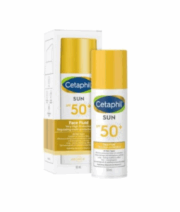 Cétaphil Ecran Sun Face Fluide spf 50 + Invisible 50 ml disponible chez Nenupara Tunisie.